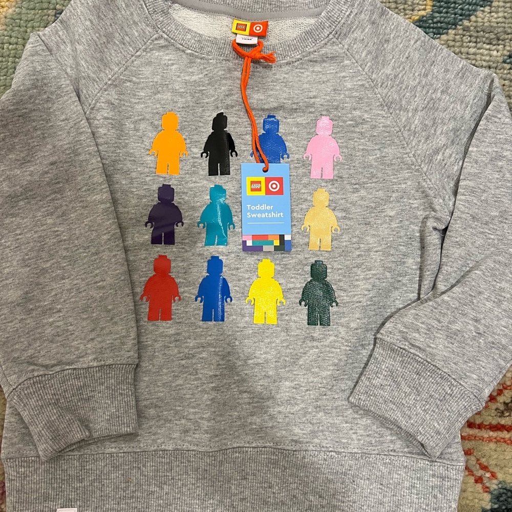 Lego X Target minifigure sweatshirt size 4T